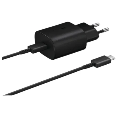 Image de Samsung USB C Chargeur Rapide 25W + Câble EP TA800 Noir