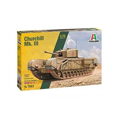 Afbeelding van 1:72 Italeri 7083 Churchill Mk. III Tank Plastic Modelbouwpakket