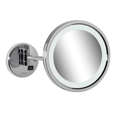 Afbeelding van Geesa mirror collection scheerspiegel met verlichting 1 armig 3x