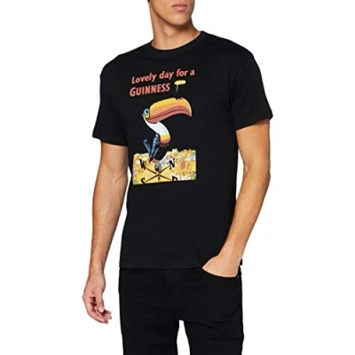 Afbeelding van Générique Heren T shirt, zwart, maat M, zwart.