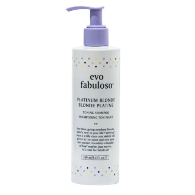 Afbeelding van EVO Fabuloso Blond Platinblond Shampoo 250 ml