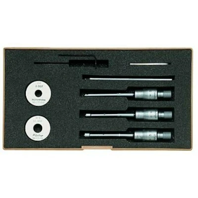 Afbeelding van MITUTOYO 368 911 binnenschroefmaatset met 3 punts meting 6 12mm delig