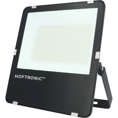 Afbeelding van HOFTRONIC Luxor LED breedstraler 150 Watt 160 lm/W 24000 lumen 6400K Neutraal wit licht IP65 Waterdicht Schijnwerper met LumiLeds Extreem efficiënt 5 jaar garantie Floodlight