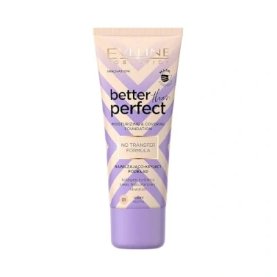 Afbeelding van Eveline Cosmetics Better Than Perfect Moisturizing &amp; Covering Foundation 01 Ivory Neutral