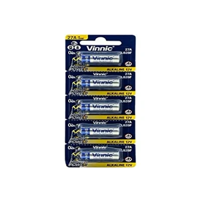 Afbeelding van 5x A27 12v batteries Alkaline L828F MN27 27A L828 battery
