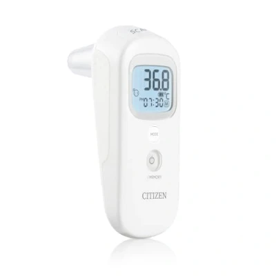 Afbeelding van CITIZEN CTD711 Digitale voorhoofd en oorthermometer voor volwassenen, kinderen baby&#039;s. 4 modi. Oor , oppervlaktetemperaturen. Zeer snelle meting slechts 1 seconde