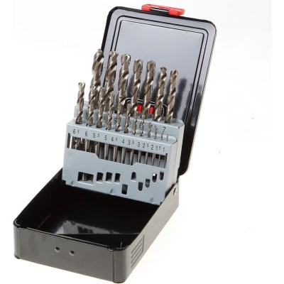Afbeelding van Kelfort HSS metaalborenset 19 delig blankgeslepen diameter 1 10 x 0.5mm