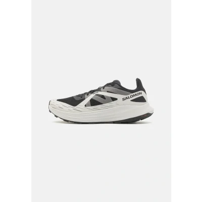 Afbeelding van Salomon Ultra FLOW Trail hardloopschoenen, Heren, Maat: 40 2/3, Black/glacier gray/quiet shade Textiel/ synthetisch