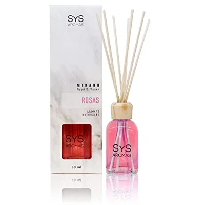 Afbeelding van SyS Aroma Geurstokjes Rozen 100% Natuurlijk Kalmerend &amp; Rustgevend 50ml
