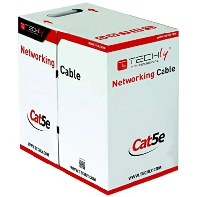Afbeelding van Intellinet ITP7 UTP IC CCA 305m Cat5e U/UTP (UTP) Grijs netwerkkabel