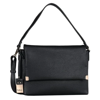 Afbeelding van Gabor Schoudertas Gela Flap Bag Top Zip Black Zwart