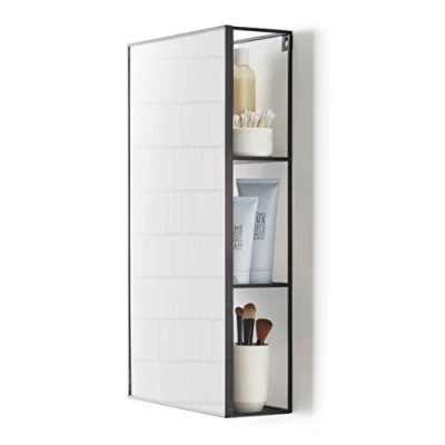 Afbeelding van Umbra Cubiko wandspiegel met planken