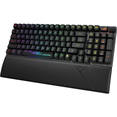 Afbeelding van Asus ROG Strix Scope II 96 RX Wireless Black Toetsenbord Bedraad &amp; draadloos Bluetooth 5.1 USB 8000 Hz RGB zwart
