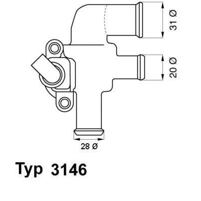 Afbeelding van Wahler Thermostaat 3146.90D