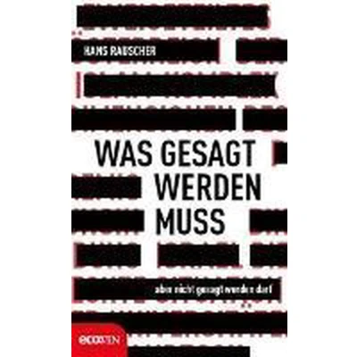 Afbeelding van Was gesagt werden muss, aber nicht darf