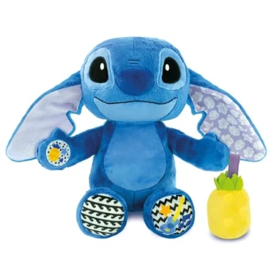 Afbeelding van Clementoni Baby Speelgoed Stitch knuffel Kalmerende en spellende Maakt muziek 0 36 maanden