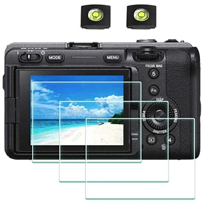 Afbeelding van FX3 Displaybeschermfolie voor SONY ALPHA / ZV 1 ZV1 en klomphoes, ULBTER gehard glas bescherming optiek 0,3 mm hardheid 9H anti kras bubbels 3 stuks