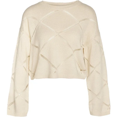 Afbeelding van Noisy May Trui, Dames, Maat: XS, Pearled ivory