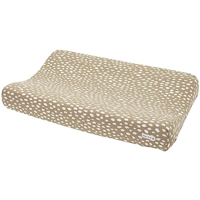 Afbeelding van Meyco Baby Cheetah aankleedkussenhoes taupe 50x70cm