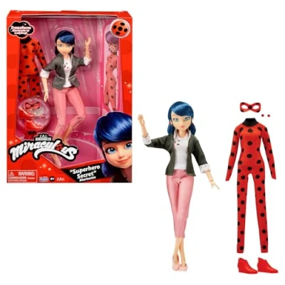 Image de Poupée Miraculous Ladybug Superhero Secret Marinette