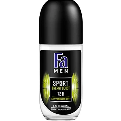 Afbeelding van FA MEN Roll on Sport Energy Boost Deodorant, 50 ml, 6 stuks