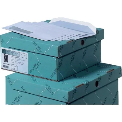 Afbeelding van Envelop Hermes EA5 156x220mm venster 4X11links 500stuks