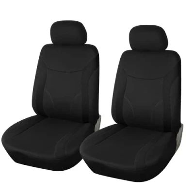 Afbeelding van Upgrade4cars Autostoelhoezen voor voorstoelen, zwart, universele autostoelhoezenset bestuurders en passagiersstoel, auto accessoires binnen
