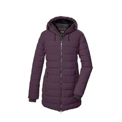 Afbeelding van killtec 41809 000 KOW 55 WMN QLTD PRK Parka matelassée à capuche pour femme Prune 42