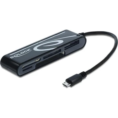 Afbeelding van DeLOCK Micro USB OTG Cardreader 0,10 meter
