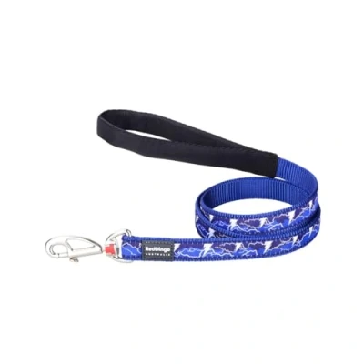 Afbeelding van Hondenriem Red Dingo STYLE LIGHTNING Marineblauw 15mm x 120 cm