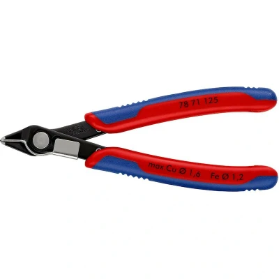 Image de KNIPEX 78 71 125 Super Knips électroniques avec poignées multi composants brunies mm