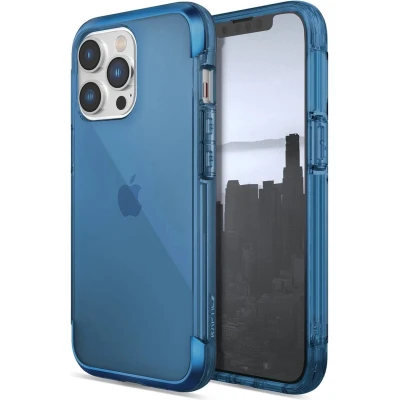 Afbeelding van Raptic X Doria Air Case iPhone 14 Pro hoesje, gepantserde cover, blauw