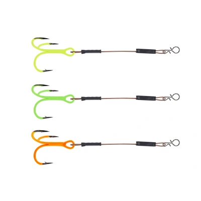 Afbeelding van Balzer Shirasu UV Stinger Rig 1x7 #4 (3pcs) 7.5cm Onderlijnen