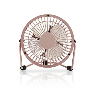 Afbeelding van USB ventilator Nedis Ø 10 cm (360 draaibaar, Roze)