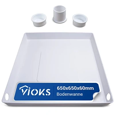 Afbeelding van VIOKS Afdruipbak voor wasmachine en vaatwasser, 65 x 6 cm, opvangbak