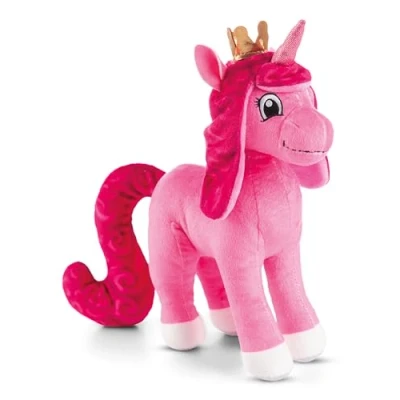 Afbeelding van peluche Lissy PONY Licorne Selina de 17cm rose Doudou en peluche, mignonne à câliner, pour jouer, enfants et adultes, une excellente idée cadeau