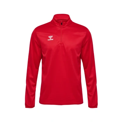 Afbeelding van Hummel Essential HALF ZIP Longsleeve, Heren, Maat: XXL, True red
