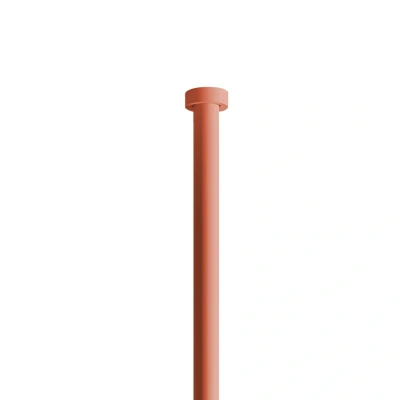 Afbeelding van Vogel verlengstang plafondlamp, 50,5 cm, baksteen rood