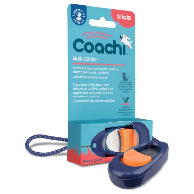 Afbeelding van Coachi Multi Clicker Hondenopvoeding Navy Coral