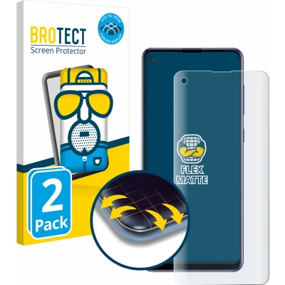 Afbeelding van BROTECT Screenprotector voor Samsung Galaxy A21s Folie Beschermfolie matte volledig dekking (2 Stuks)