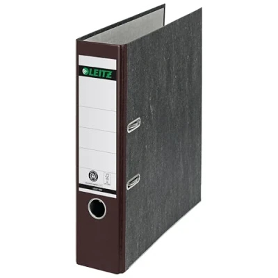 Afbeelding van Leitz Ordner 1080 DIN A4 Rugbreedte: 80 mm Bruin Wolken 2 beugels 10805075