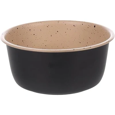 Afbeelding van Flamingo Dimi Eet En Drinkpot Honden Rond Zwart L 920ml 1st 139041