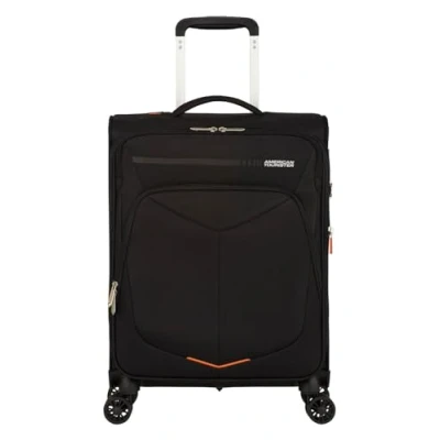 Afbeelding van American Tourister Summerfunk Spinner 55 Expandable black Zachte koffer