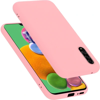 Afbeelding van Cadorabo Hoesje geschikt voor Samsung Galaxy A90 5G in LIQUID ROZE Beschermhoes gemaakt van flexibel TPU silicone Case Cover