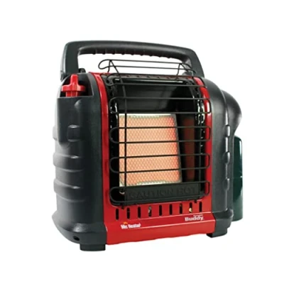 Afbeelding van Mr. Heater Buddy draagbare verwarming 9000 BTU propaangasverwarming met inklapbare handgreep, piëzo ontsteking, veiligheidskenmerken en praktische draagbaarheid verwarmingsoplossing