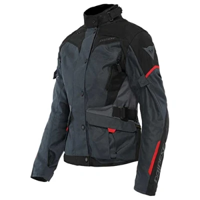 Afbeelding van Dainese Tempest 3 D Dry Lady Ebony Black Lava Red 38 Maat Jas
