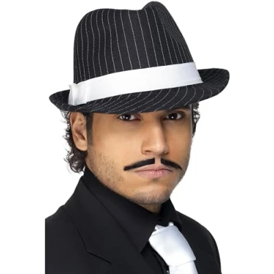 Afbeelding van Dressing Up &amp; Costumes 20s Razzel And Gang Deluxe Trilby Hat