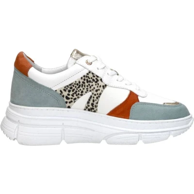 Afbeelding van SUB55 Sneakers laag, Dames, Maat: 43, Groen Leer