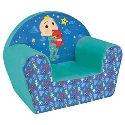 Afbeelding van Fun house cocomelon clubfauteuil voor kinderen gegarandeerd frankrijk h.42 x b.52 d.33 cm