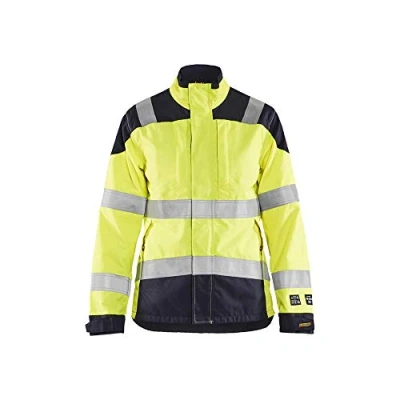 Afbeelding van Blaklader 49691512 VESTE INHÉRENTE AUX DAMES MULTINORMES, Jaune/Marine, taille S